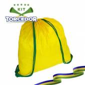 Sacola tipo mochila em 210D. 350 x 410 mm